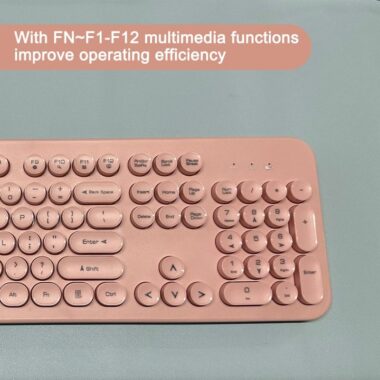 pink wireless keyboard supplier