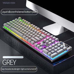 USB wired gaming mechanical feel keyboard