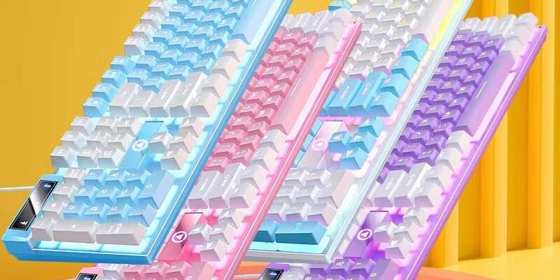 USB wired gaming mechanical feel keyboard