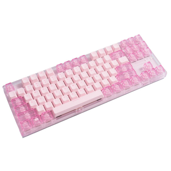 PBT translucent mechanical keyboard for gaming