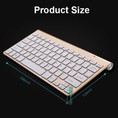 Rechargeable wireless keyboard
