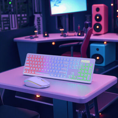RGB backlit gaming keyboard