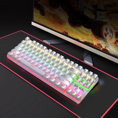 87 keys wired RGB mechanical keyboard