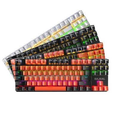 87 keys wired RGB mechanical keyboard