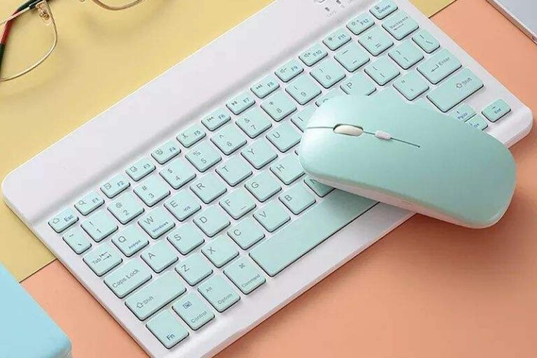 Candy color wireless keyboard