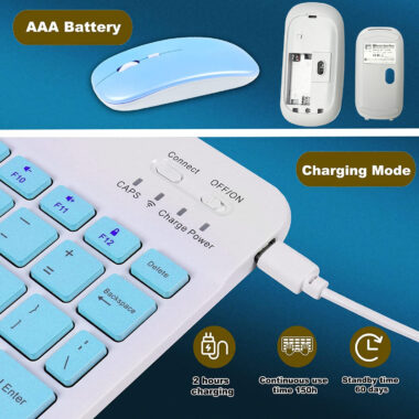 wireless Azerty keyboard mouse bulk