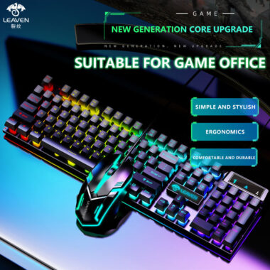 LEAVEN RGB wired mechanical gaming keyboard