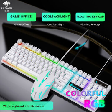 LEAVEN RGB wired mechanical gaming keyboard