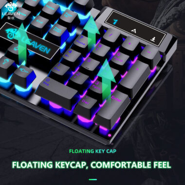 LEAVEN RGB wired mechanical gaming keyboard