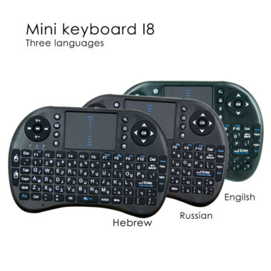 Mini I8 wireless keyboard with touch