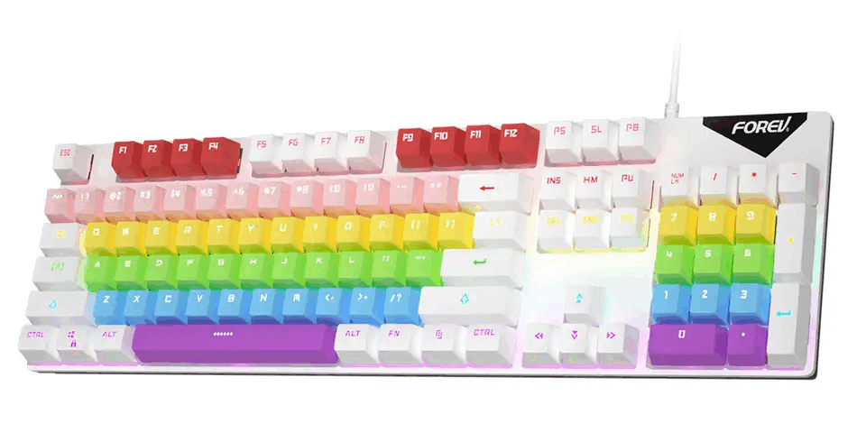 104 keys wired gaming mechanical keyboard