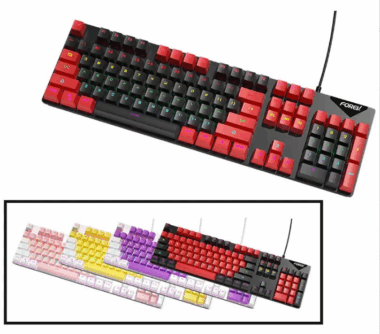 104 keys wired gaming mechanical keyboard