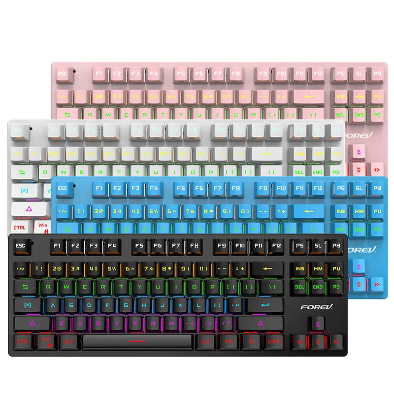 104 keys wired gaming mechanical keyboard