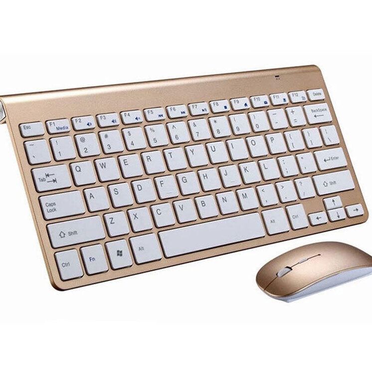 Ultra slim stainless steel wireless keyboard