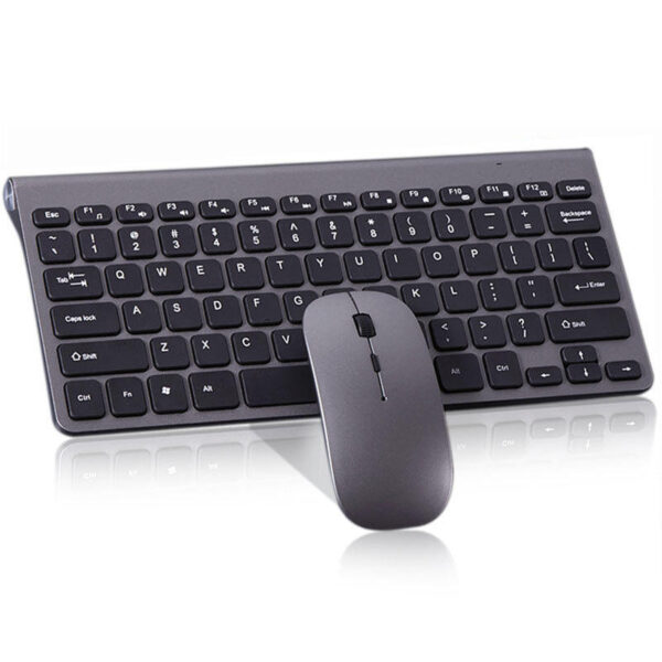 Ultra slim stainless steel wireless keyboard