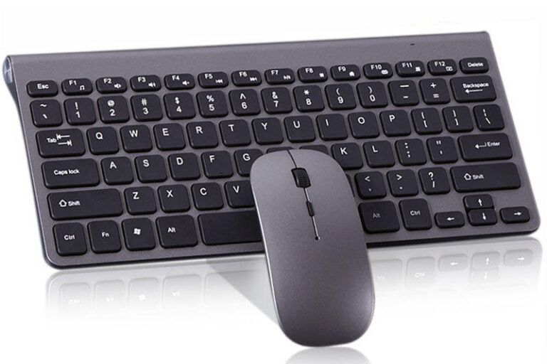 Ultra slim stainless steel wireless keyboard