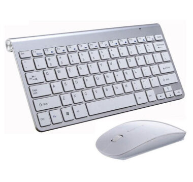 Ultra slim stainless steel wireless keyboard