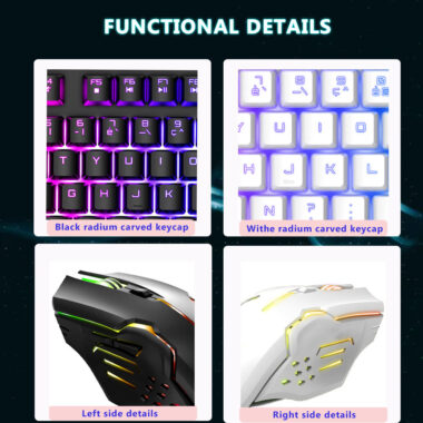 Wireless RGB gaming keyboard