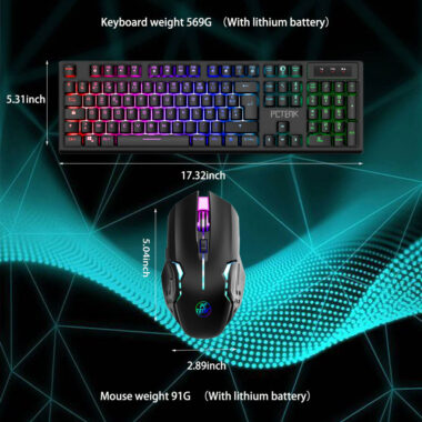 Wireless RGB gaming keyboard