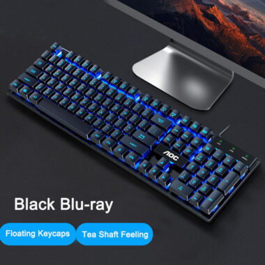 Wired mechanical gaming keyboard with RGB