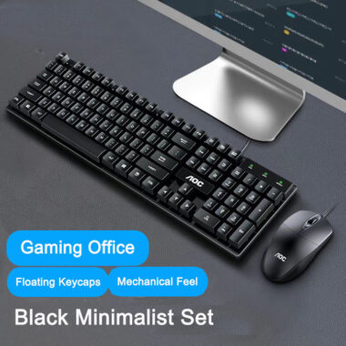 Wired mechanical gaming keyboard with RGB