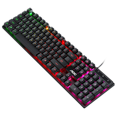 Wired mechanical gaming keyboard with RGB