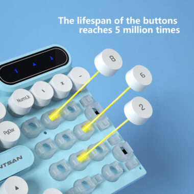 USB wired RGB mechanical gaming keyboard