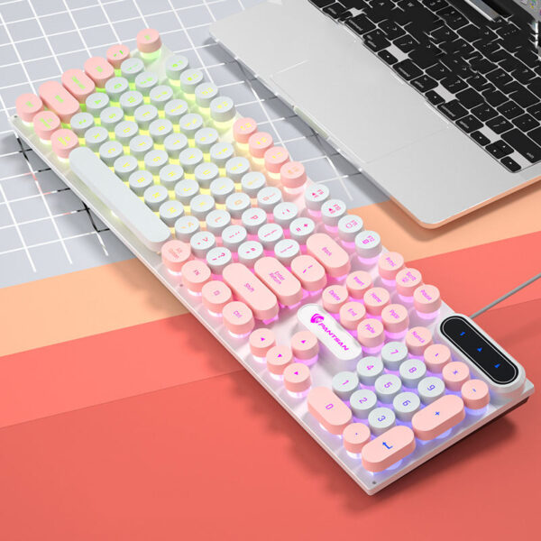 USB wired RGB mechanical gaming keyboard