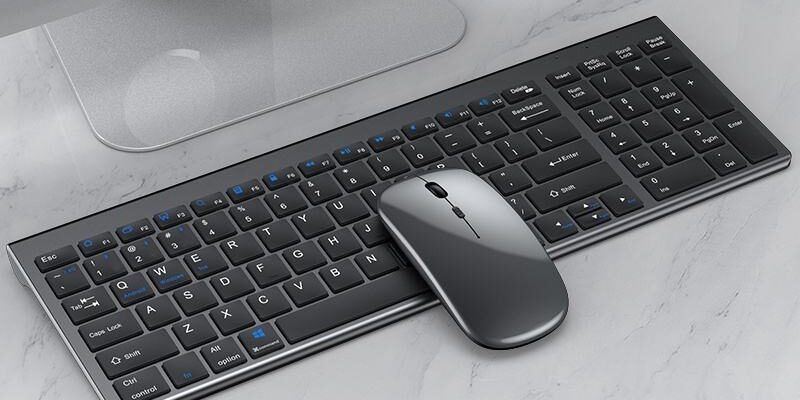 Wireless slim keyboard and mouse