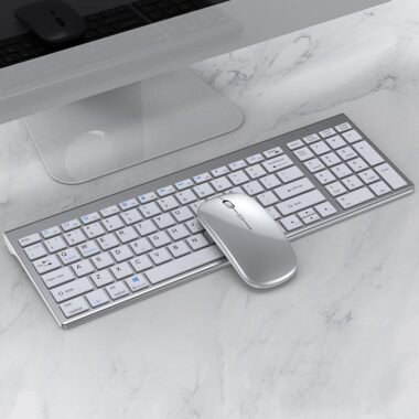 Wireless slim keyboard and mouse