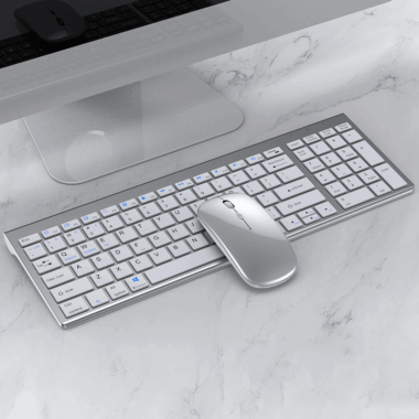 Wireless slim keyboard and mouse