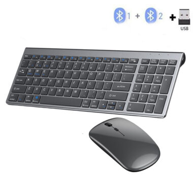 Wireless slim keyboard and mouse