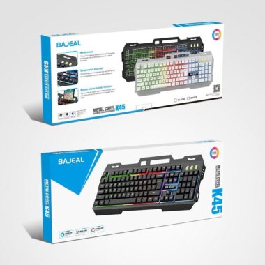 mechanical-feel wired keyboard