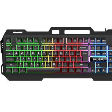 mechanical-feel wired keyboard