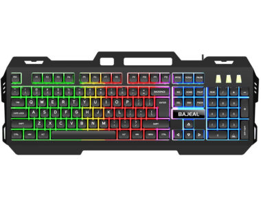 mechanical-feel wired keyboard