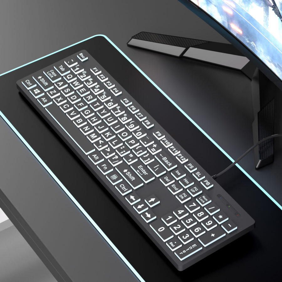 office keyboard with USB wired connection