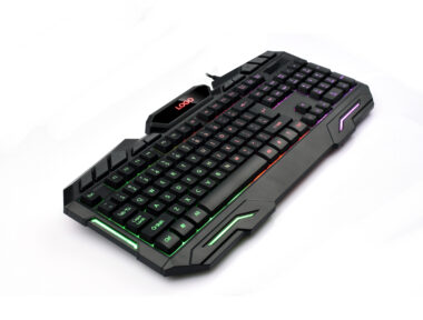 104-key RGB backlit wired gaming keyboard