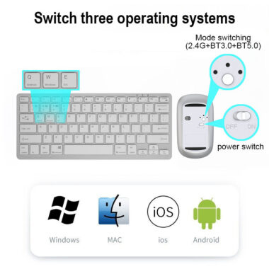 78 keys ultra slim wireless keyboard