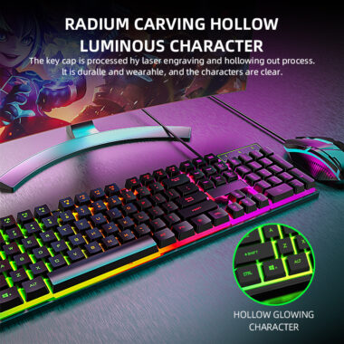 wired gaming keyboard for gamers