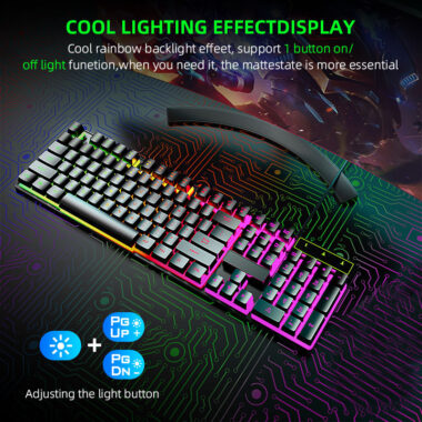 wired gaming keyboard for gamers