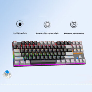 LED gaming keyboard for PC and laptop