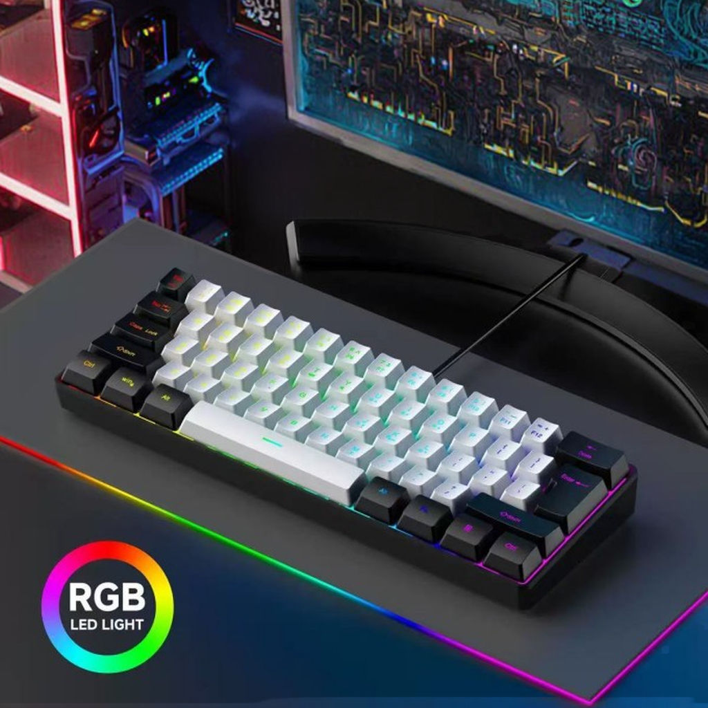 mechanical RGB backlit gaming keyboard