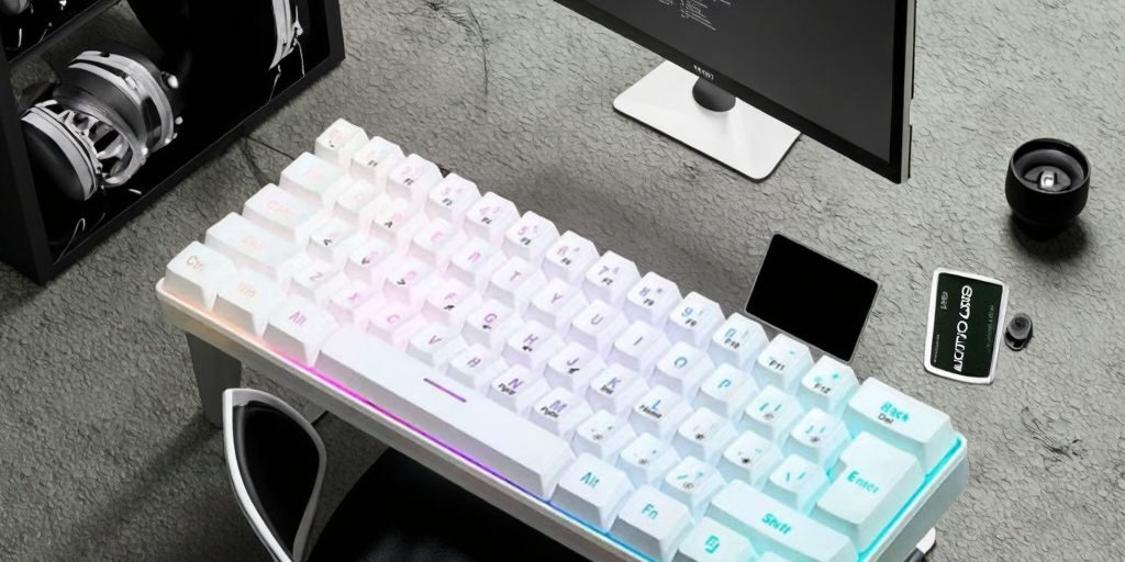 61-key USB wired mechanical gaming keyboard