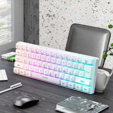 61-key USB wired mechanical gaming keyboard
