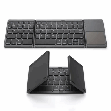 Foldable wireless trackpad keyboard