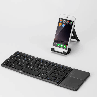 Foldable wireless trackpad keyboard