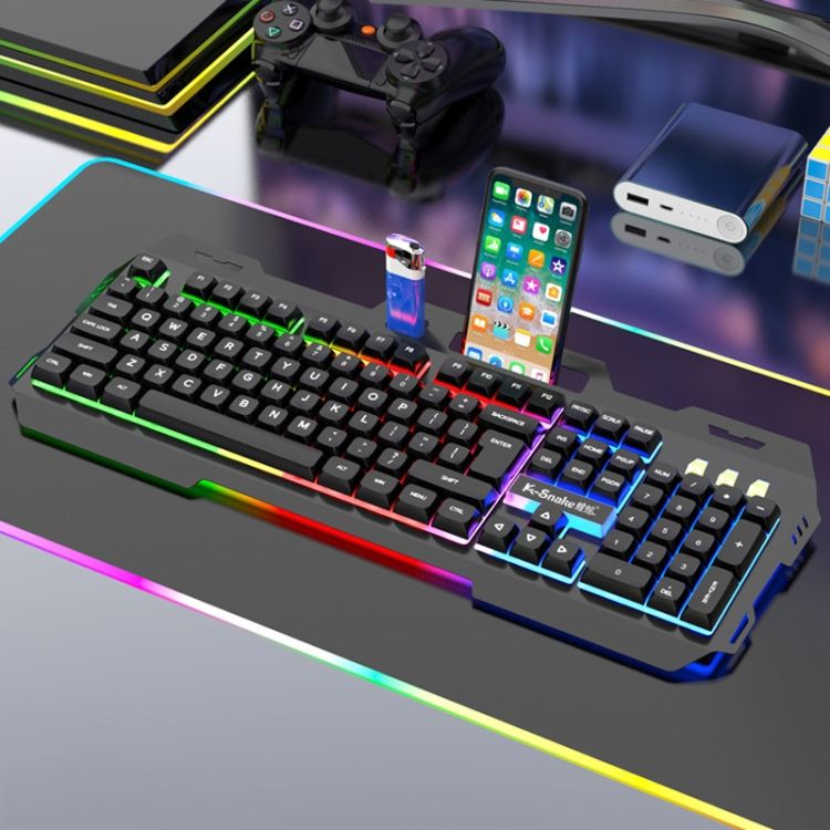 Wired mechanical gaming keyboard with Type-C