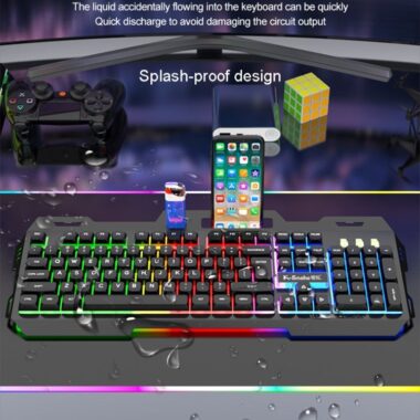 Wired mechanical gaming keyboard with Type-C