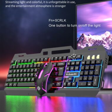 Wired mechanical gaming keyboard with Type-C