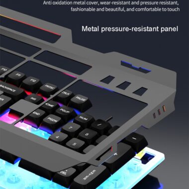Wired mechanical gaming keyboard with Type-C